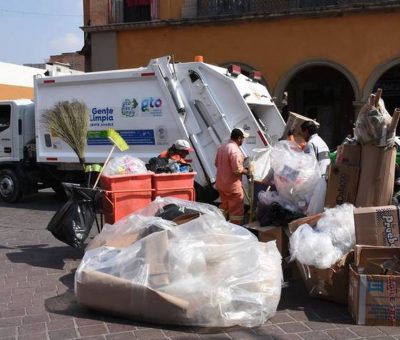 Continúan implementando mejores en recolección de basura en el centro de Villagrán.