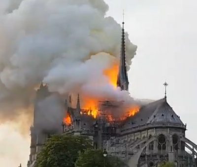 Catedral de Notre Dame registra incendio