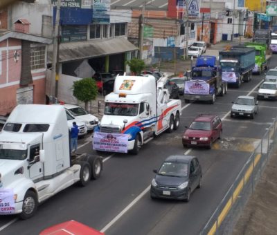 Piden transportistas libre circulación en Querétaro