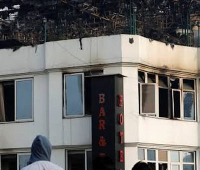 Emergencia por incendio en un hotel en zona turística de Tailandia