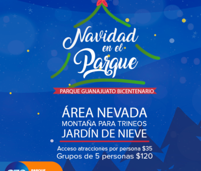 Llega la navidad a Parque Guanajuato Bicentenario