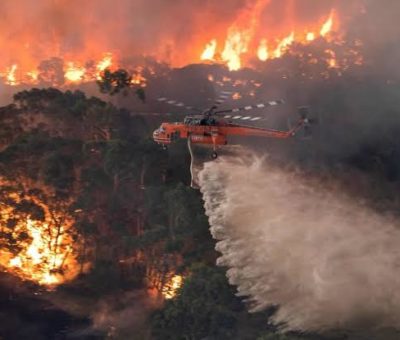 Apoyo internacional contra incendios llega a Australia
