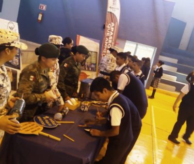 Guardia Nacional visitó alumnos de secundaria en Apaseo el Alto