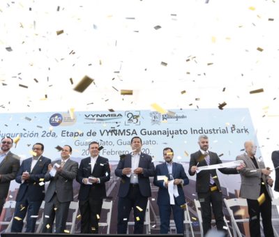 Inaugura Gobernador segunda etapa de nuevo parque industrial en Guanajuato Capital