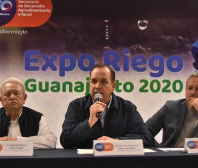 Expo Riego Guanajuato 2020 tendrá lugar en Irapuato
