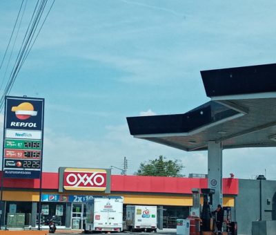 Se mantiene arriba de los 20 pesos precio de gasolina en Salvatierra