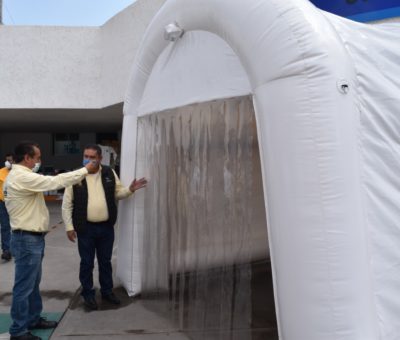 Instalan túneles satirizantes en diversos puntos de Juventino Rosas