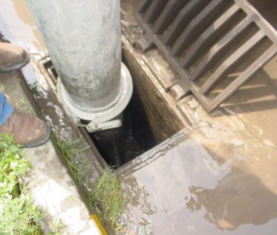 Tiene 40 por ciento de avance limpieza de drenes, canales y redes pluviales