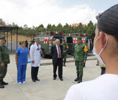 Fuerzas Armadas entregan insumos y equipos médicos a hospitales
