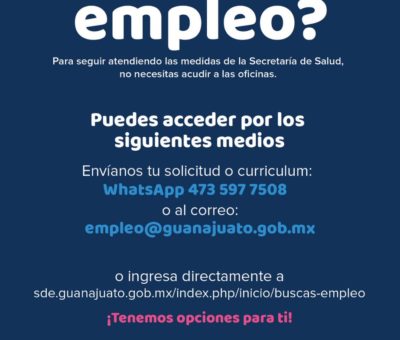 Habilitan página para buscar empleo en Guanajuato