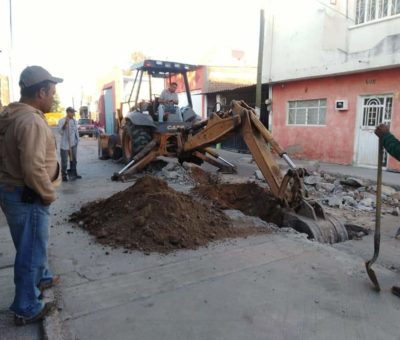 CMAPAJ rehabilita 48 metros de red de alcantarillado en Juventino Rosas