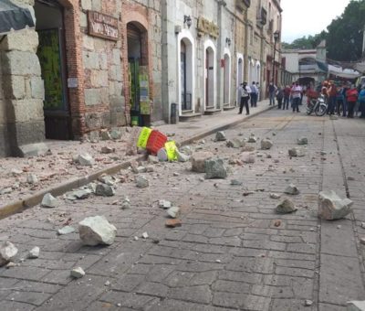 Se registra sismo con magnitud de 7.5 en Oaxaca