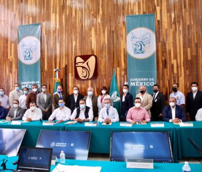 Se reúnen autoridades nacionales y estatales del IMSS con representantes del gobierno del estado, sector patronal y obrero, en Guanajuato
