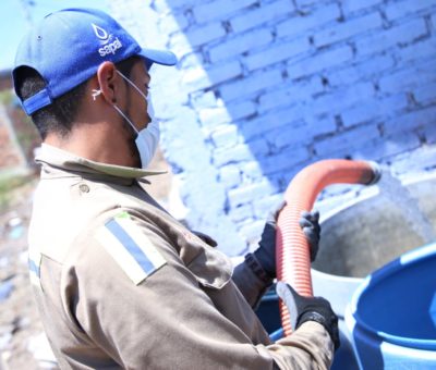Sapal sigue dotando agua potable sin costo a asentamientos irregulares