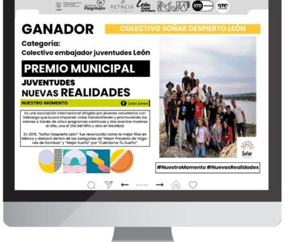 Otorgan incentivo económico a asociación juvenil voluntaria de León