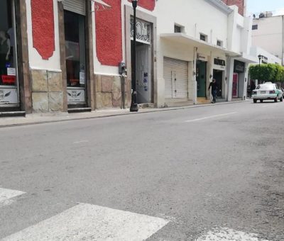 Semmco es la empresa encargada de la rehabilitación de la imagen urbana del tramo en la calle Miguel Hidalgo de Celaya