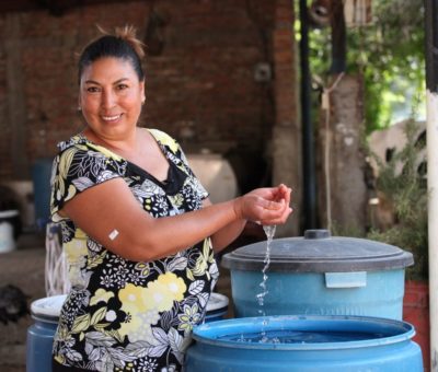 CEAG entrega pipa con 10 mil litros de agua potable para San Francisco del Rincón