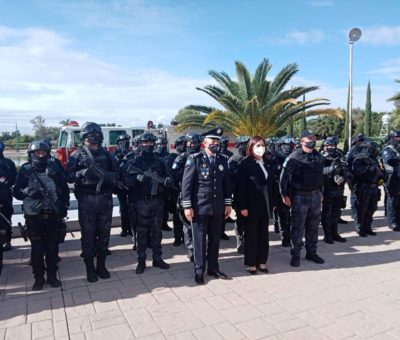Rinden homenaje a elementos de la corporación de policía de Celaya que han perdido la vida en el cumplimiento de su deber
