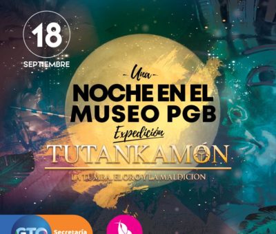 Abre Parque Bicentenario recorrido nocturno sobre Tutankamón
