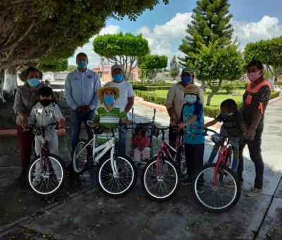 Arrancan entrega de 3 mil bicicletas a estudiantes de Primaria,Secundaria y Bachillerato
