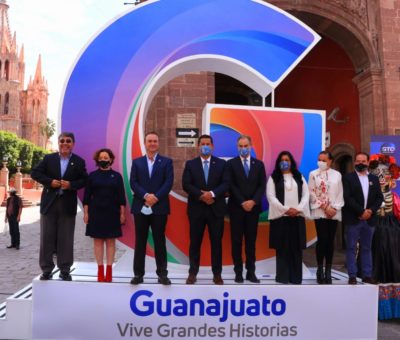 Llega la marca volumétrica “Guanajuato, Vive Grandes Historias” a San Miguel de Allende