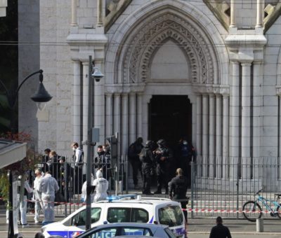 Tres muertos y varios heridos en un ataque terrorista con cuchillo en una iglesia de Niza