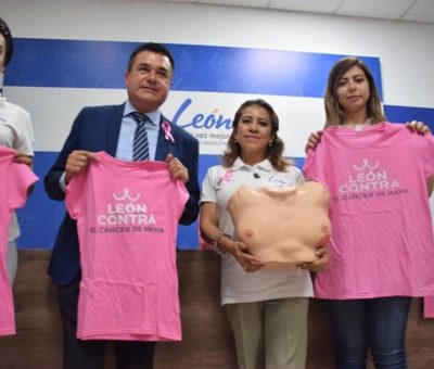 Arranca campaña contra el cáncer de mama en León