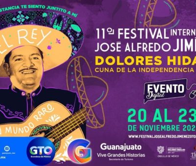 11va. edición del Festival Internacional José Alfredo Jiménez se llevará a cabo en formato digital