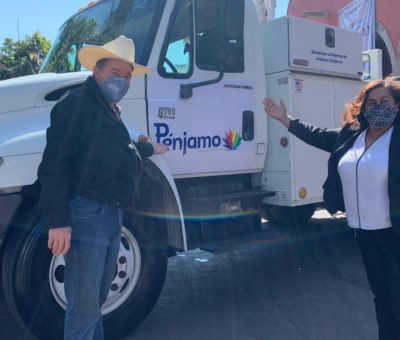 Donan vehículos al municipio de Pénjamo para mejorar condiciones de higiene y seguridad