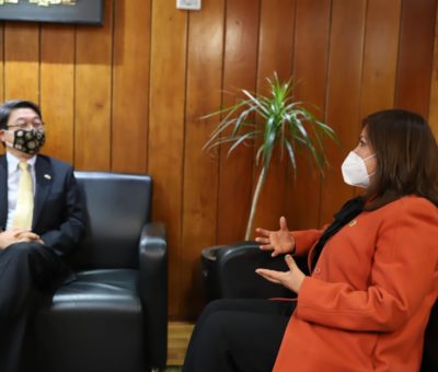 Alcaldesa recibe al cónsul de Japón