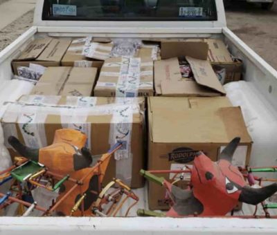 Se decomisan en domicilios de Celaya más de 400 kilos de pirotecnia, informó la secretaria de seguridad ciudadana