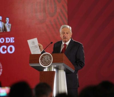“Mientras no se tenga una vacuna, la única forma de enfrentar la pandemia es cuidándonos”, reitera López Obrador