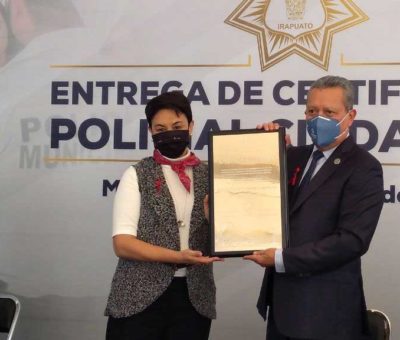 Irapuato: 4º Municipio en obtener certificación policial ciudadana