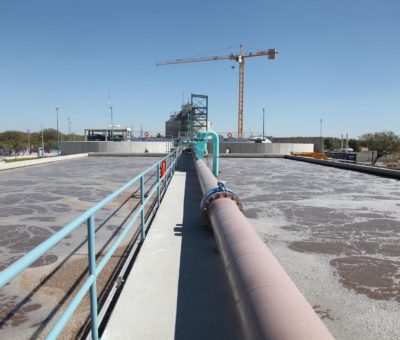 Avanza construcción de planta de tratamiento de aguas residuales de Ocampo