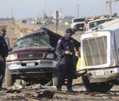 Identifican a 3 guanajuatenses fallecidos en accidente automovilístico en Del Río, Texas; eran de Tarimoro   