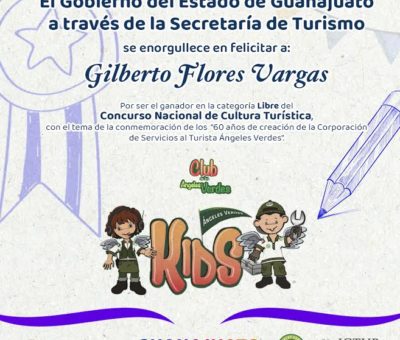 Gana Guanajuatense categoría libre del Concurso Nacional de Cultura Turística
