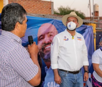 Urge resolver el problema del agua potable en San José de la Montaña; Isaac Piña candidato del PAN a la presidencia municipal