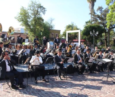 Regresa la tradicional Banda de Viento del Estado de Guanajuato al Jardín de la Unión