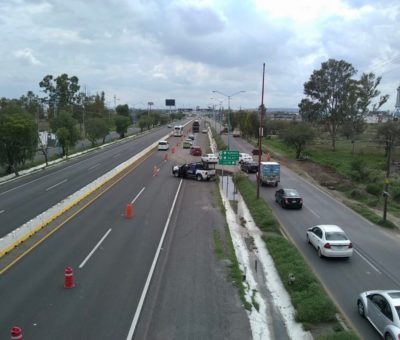 Por reparaciones cierran a la circulación la carretera libre Guanajuato – Silao