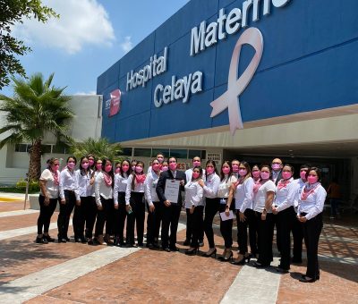 Personal del Hospital Materno de Celaya recibe reconocimiento por la atención brindada en la pandemia