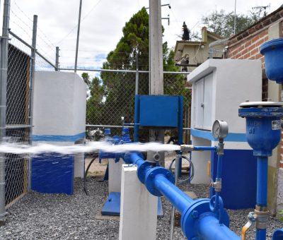 Mejoran infraestructura hidráulica en Doctor Mora y Victoria