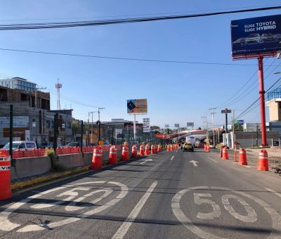 Avanza construcción de la segunda etapa del  Distribuidor Vial Santa Fe, en Guanajuato