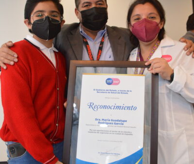SSG reconoce a la Jefa de Enfermeras del Hospital General de Irapuato