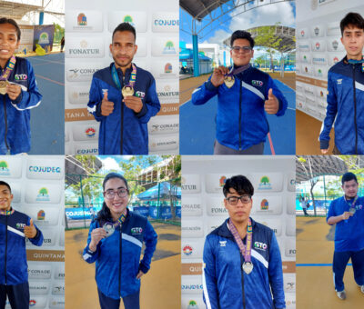 Guanajuatenses suman 6 oros y 3 platas al medallero