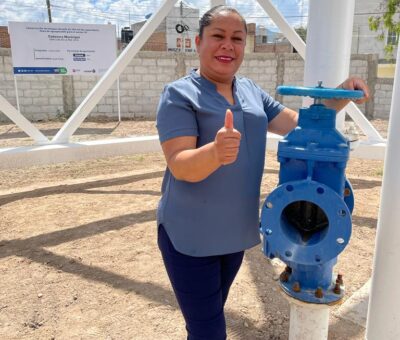 Entregan adecuación de sistema de agua potable en San Luis de la Paz
