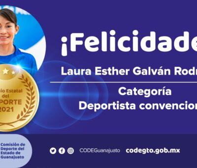 Laura Galván ganadora del Premio Estatal del Deporte 2021