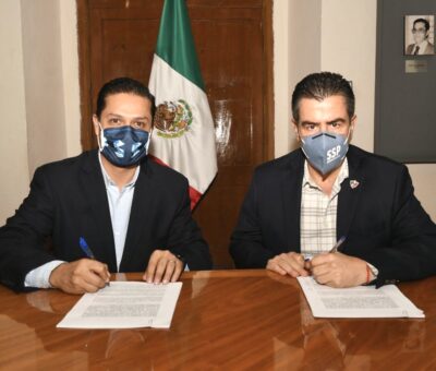 Firman la SSPEG y el Gobierno Municipal de Salvatierra, convenios de colaboración en materia de seguridad