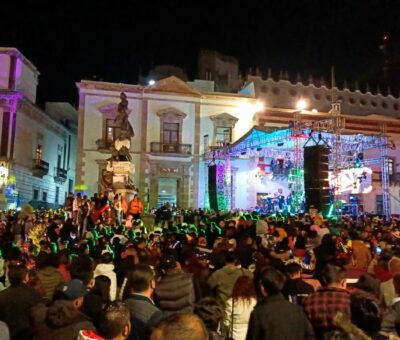Más de 10 mil 500 personas recibieron el Año Nuevo en Guanajuato capital, concluyendo saldo blanco