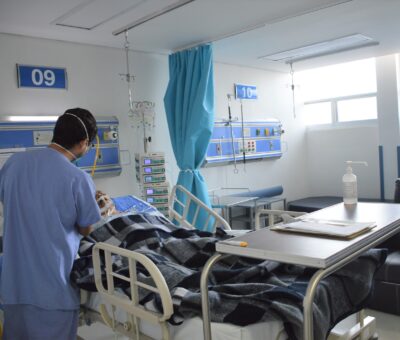 SSG reconoce al Hospital COVID-19 reconvertido hace 2 años para enfrentar la pandemia en Guanajuato