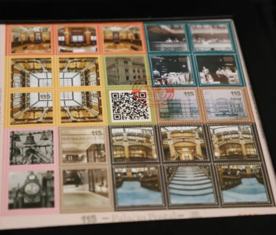 Cancelan sello postal por el 115 aniversario del Palacio Postal